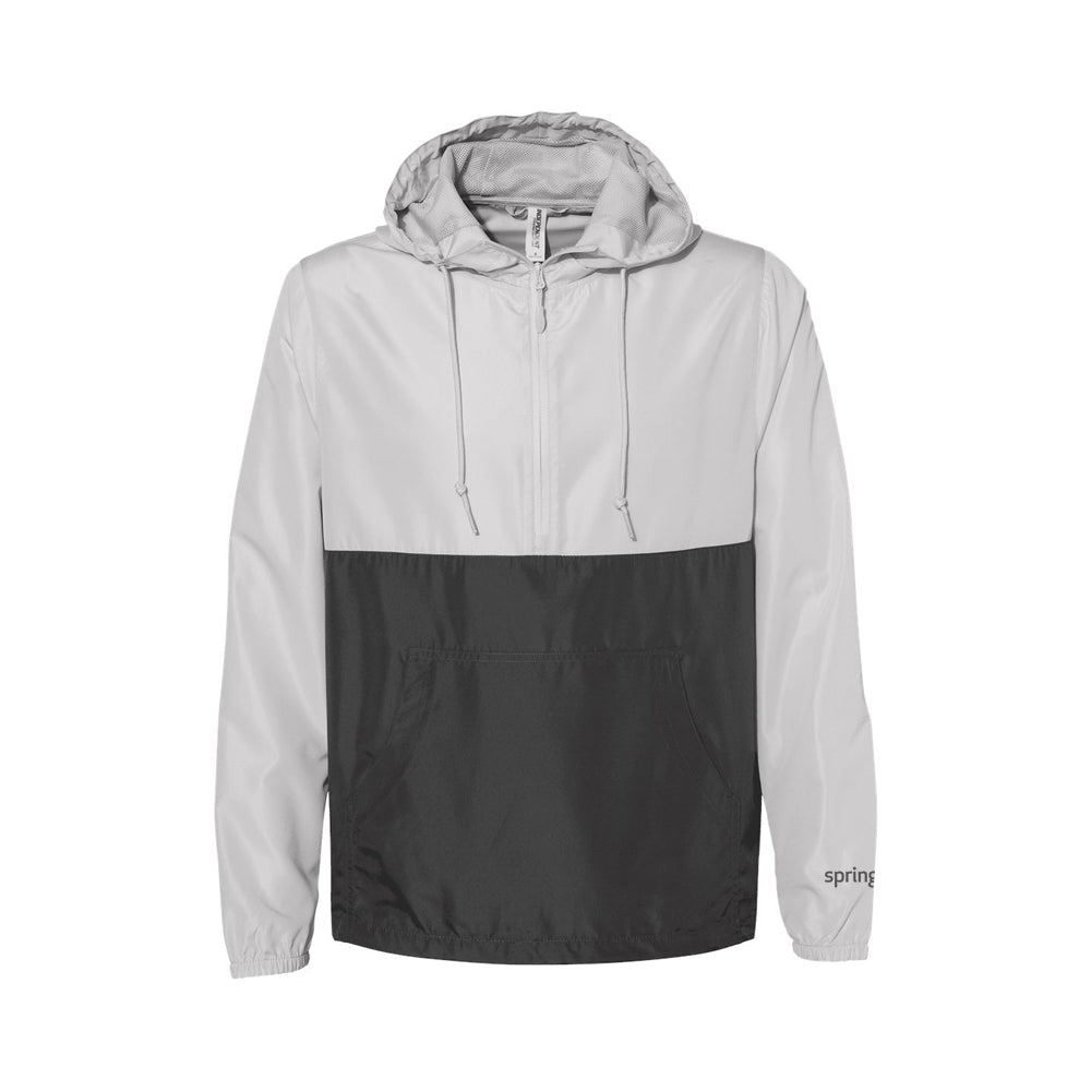 Independent Trading Co. - Unisex Lightweight Quarter-Zip Windbreaker Pullover Jacket